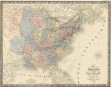 United States Map By J. Andriveau-Goujon