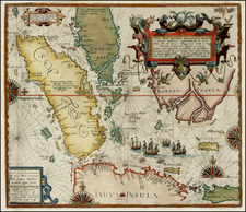 Southeast Asia and Other Islands Map By Theodor De Bry