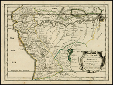 South America Map By Nicolas Sanson