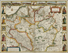 Poland, Baltic Countries and Germany Map By John Speed