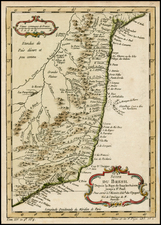 Brazil Map By Jacques Nicolas Bellin