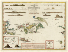 Caribbean Map By Thomas Jefferys