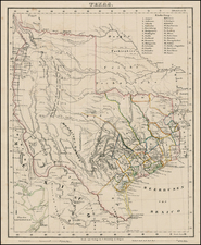 Texas Map By Carl Flemming