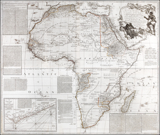 Africa and Africa Map By Robert Sayer