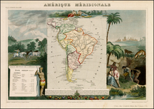 South America Map By Victor Levasseur