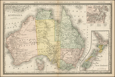 Australia and New Zealand Map By Rand McNally & Company