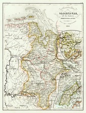 Europe and Germany Map By Joseph Meyer