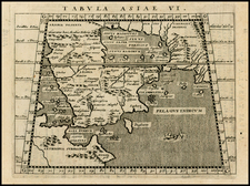 Middle East Map By Giovanni Antonio Magini