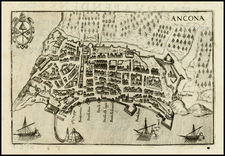 Italy and Other Italian Cities Map By Pietro Bertelli