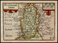 British Counties Map By John Speed