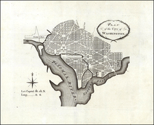 United States, Mid-Atlantic and Southeast Map By John Vallance  &  James Thackara