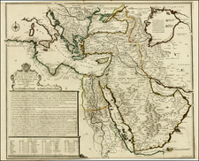 Balkans, Turkey, Mediterranean, Central Asia & Caucasus, Turkey & Asia Minor, Egypt and Greece Map By Nicolas de Fer / Guillaume Danet