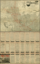 Midwest, Plains and Canada Map By American Bank Note Company