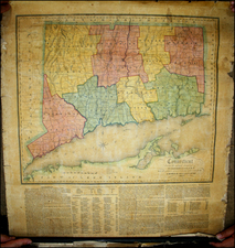 New England Map By George Gillet  &  Mose Warren