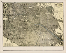 Germany Map By George F. Cram