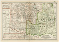 Plains and Southwest Map By The Century Company