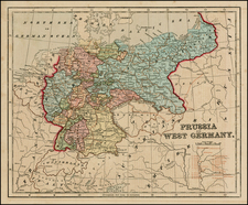 Poland, Baltic Countries and Germany Map By Sidney Morse