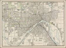 Midwest Map By George F. Cram