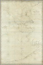 Polar Maps, Alaska and Russia in Asia Map By E & GW Blunt