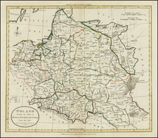 Poland and Baltic Countries Map By G. Robinson  &  Charles Dilly