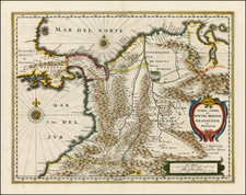 South America Map By Willem Janszoon Blaeu