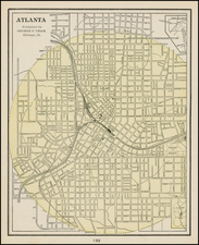 Southeast Map By George F. Cram