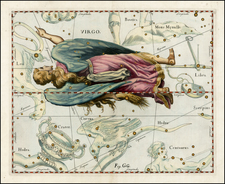 Celestial Maps Map By Johannes Hevelius