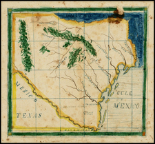 Texas Map By Anonymous