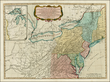 Mid-Atlantic and Midwest Map By Richard Holmes Laurie  &  James Whittle