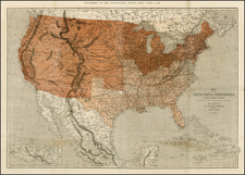 United States Map By Thomas Ettling / Illustrated London News