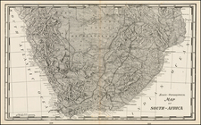 South Africa Map By George F. Cram