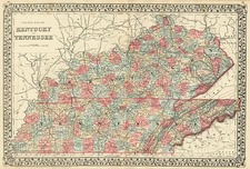 South Map By Samuel Augustus Mitchell Jr.