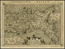 Italy Map By Giovanni Antonio Magini