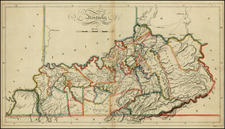 South Map By Mathew Carey