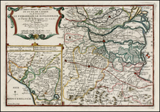 Italy and Northern Italy Map By Nicolas de Fer