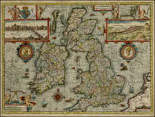 British Isles Map By John Speed