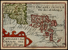 British Isles and Scotland Map By John Speed