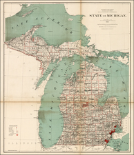Midwest Map By U.S. General Land Office