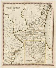 Midwest and Plains Map By Thomas Gamaliel Bradford