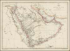 Middle East Map By Edward Weller