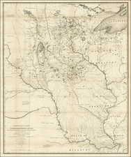 Midwest and Plains Map By Joseph N. Nicollet / William Hemsley Emory