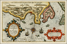 Baltic Countries and Scandinavia Map By Lucas Janszoon Waghenaer