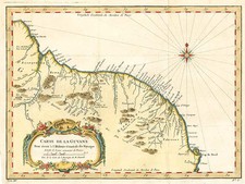 South America Map By Jacques Nicolas Bellin