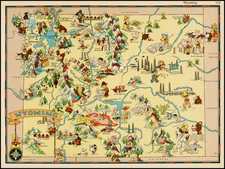 Plains and Rocky Mountains Map By Ruth Taylor White