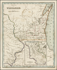 Midwest and Plains Map By Thomas Gamaliel Bradford