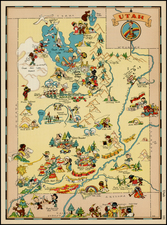 Southwest and Rocky Mountains Map By Ruth Taylor White