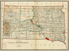 Plains Map By U.S. General Land Office