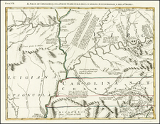 South, Southeast and Midwest Map By Antonio Zatta