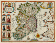 Ireland Map By John Speed