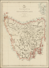 Australia Map By Edward Weller